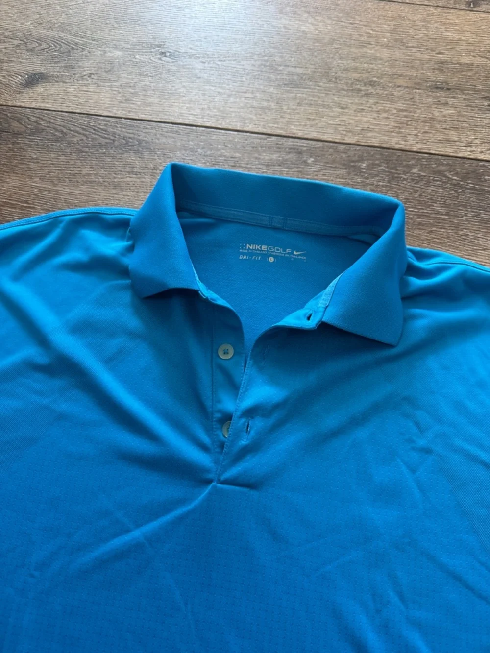 Nike golf blue‎ polo large